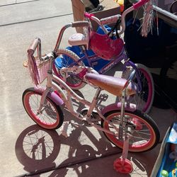 Girl Bikes. And Bike Carrier Free