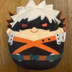 Squishmallows My Hero Academia Katsuki Bakugo 8 inch Plush NEW WITH TAGS