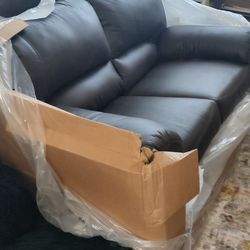 Brand New Love Seat Sofa / Charcoal