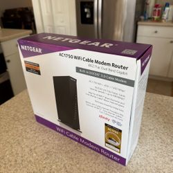 Netgear AC 1750 Cable Modem With Built In Router For WiFi