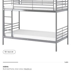 IKEA SVARTA BUNK BED