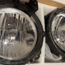 2021 OEM Jeep Wrangler Headlights 