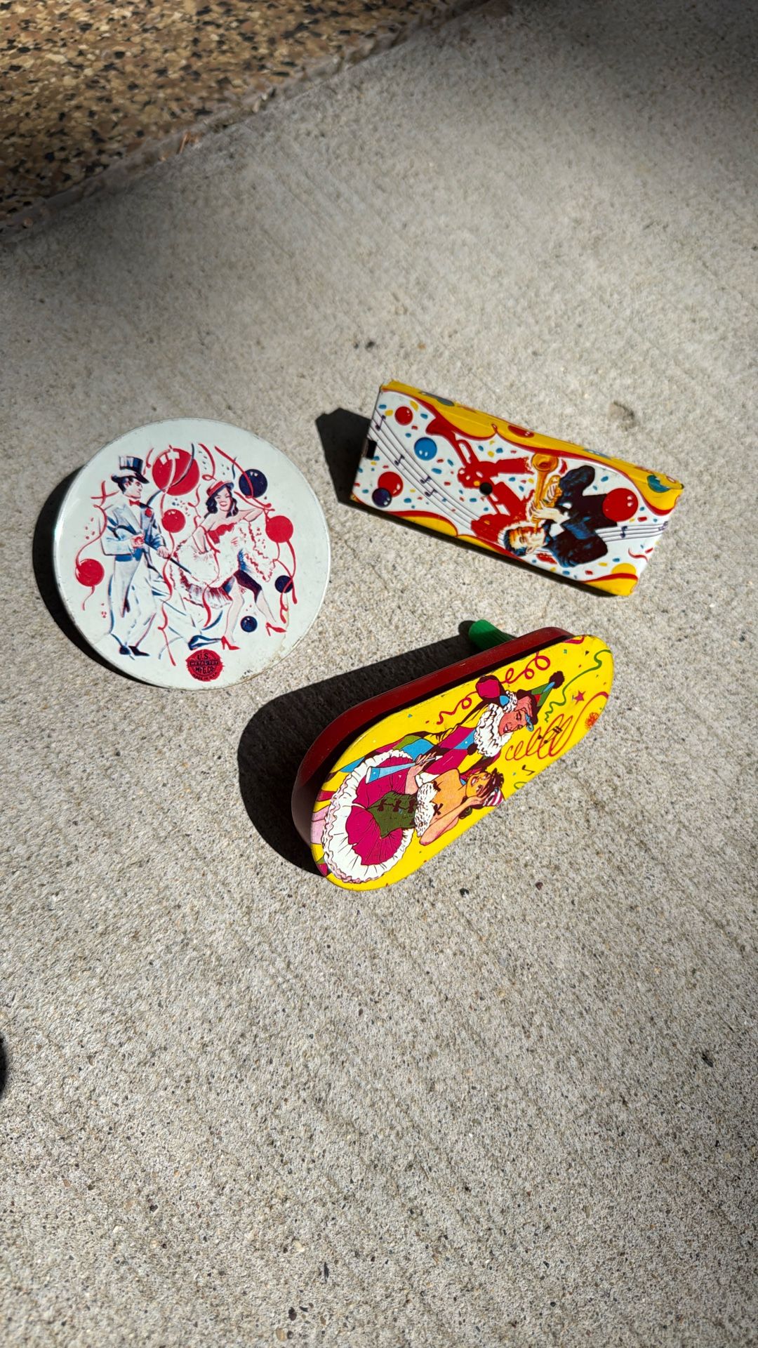 Vintage New Years Noisemakers (3)