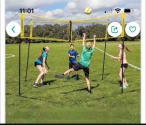 Crossnet Volleyball Game