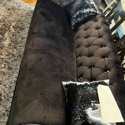 Set Of 2 Velvet Couches