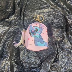 Stitch Keychain Coin Bag