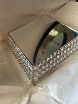 Mirrored rhinestone beauty decor