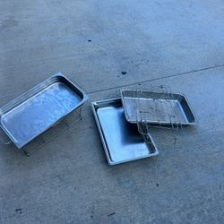 Stainless Steel Chafing Dishes x 3. Set of 3 