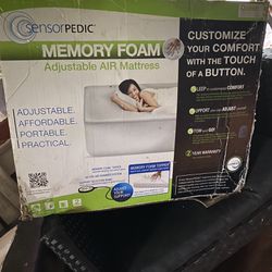 Memory Foam Air mattress (adjustable)