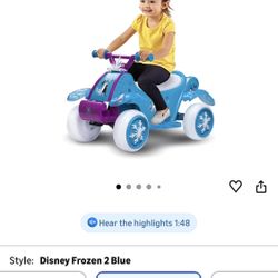 Frozen 2 Sing And Ride Quad