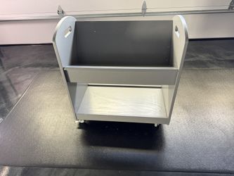 West Elm Rolling Book Cart