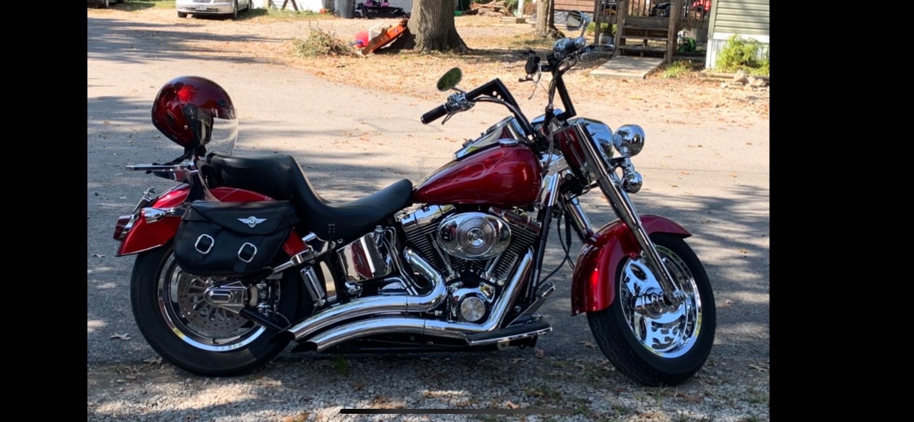 2002 Harley fat boy good condition