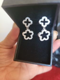 Earrings authentic silver 925 Beautiful