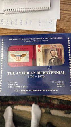 The American Bicentennial playing cards