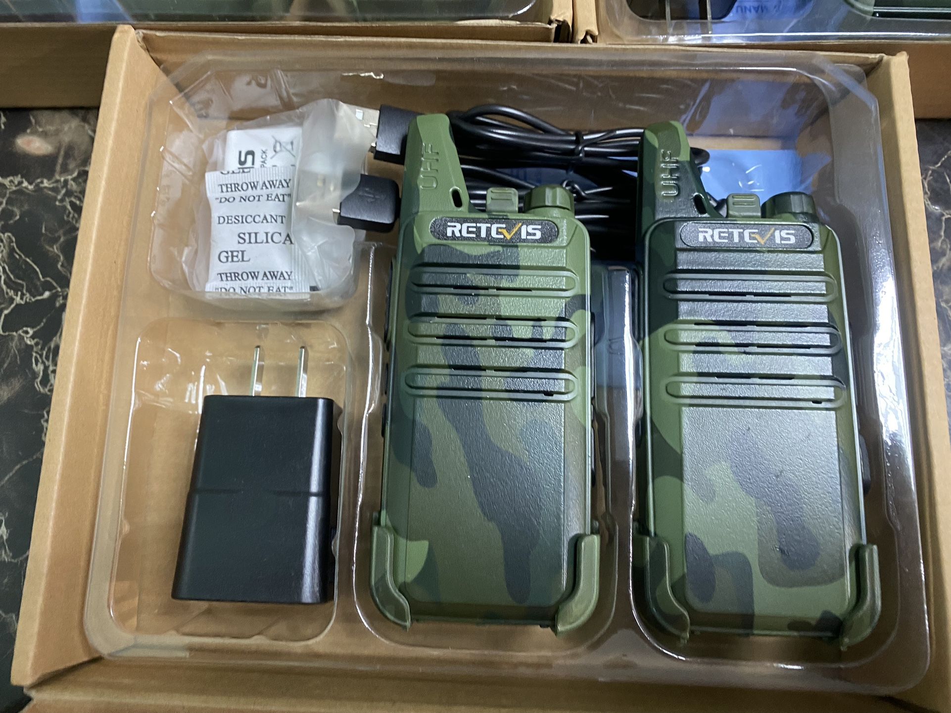 radio walkie talkie nuevos en $25 el par