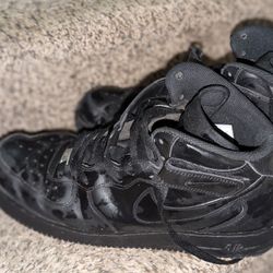 Black Air Force One High- Sz 14 Men's 