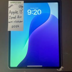 2024 13” Apple iPad Air 128GB