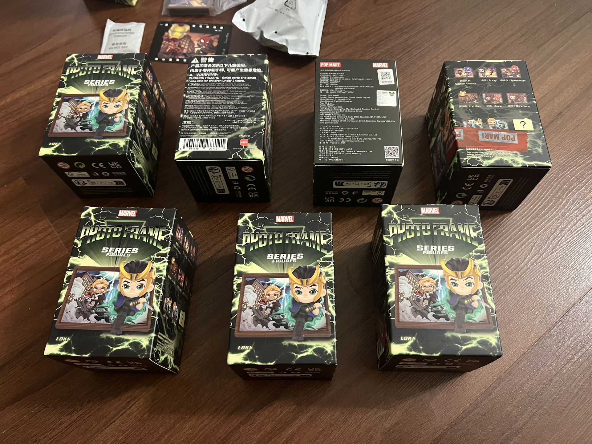 POP MART Marvel Photo Frame Series Blind Boxes