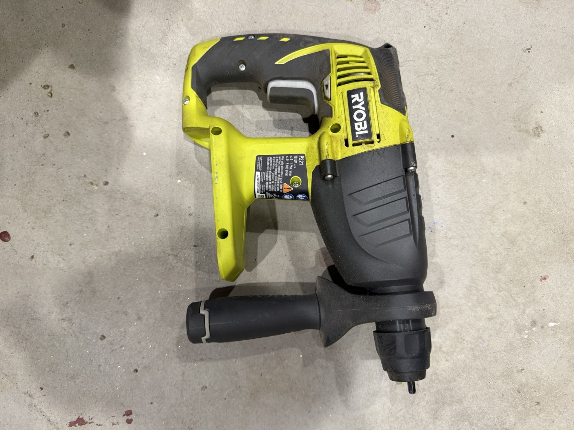 Ryobi P221 18v Rotary hammer drill 