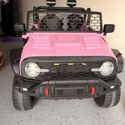 Power Wheel Pink Truck