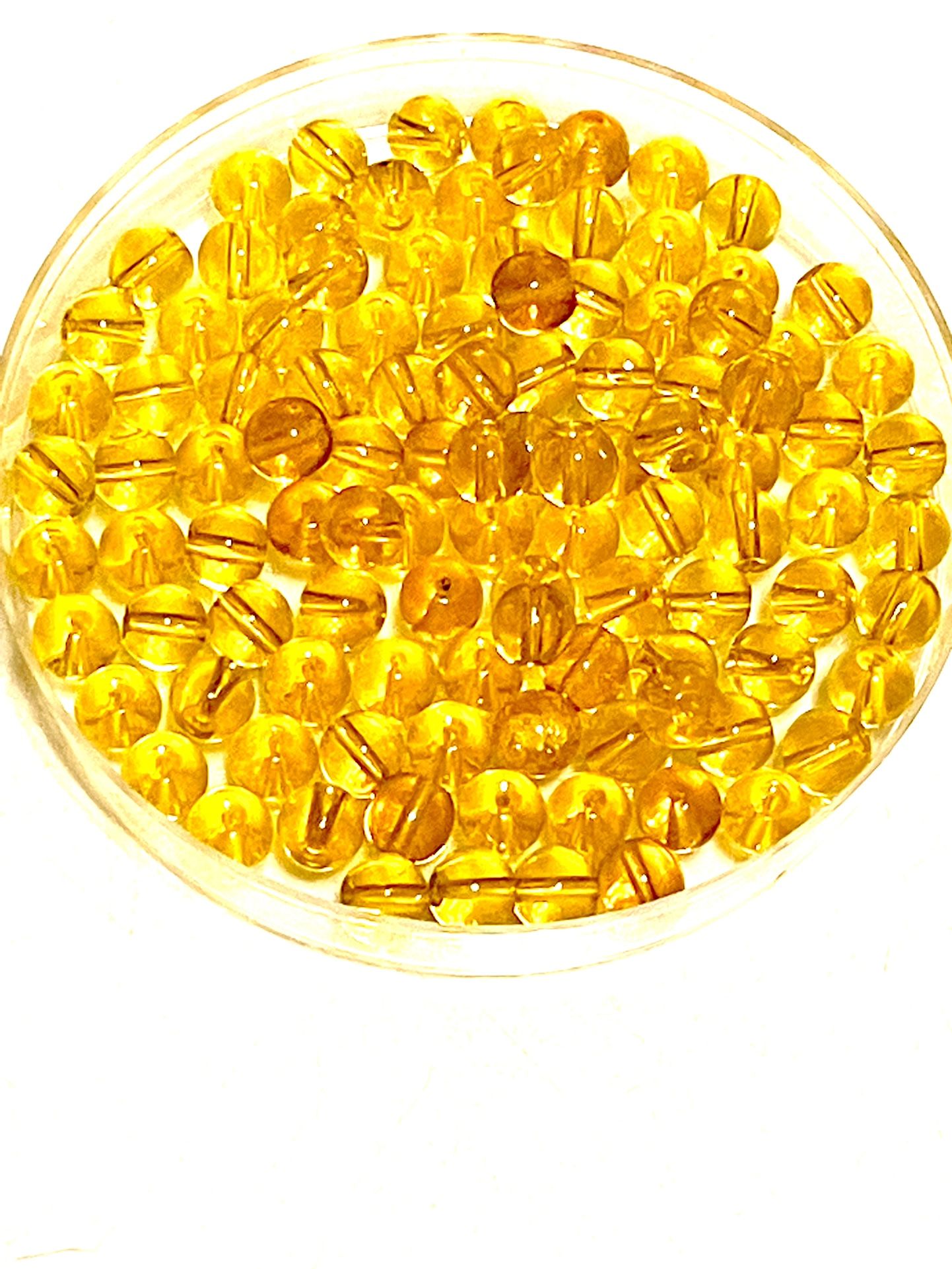 Lot Of 55 Citrine Quartz Beads
