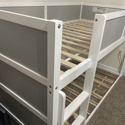 Twin Top Bunk with Lounge/Twin Bed Area Below