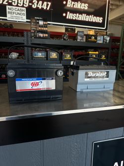 Car batteries