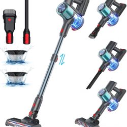 Cordless Vacuum Cleaner, 300W Self-Standing Vacuum Cleaners for Home Cordless, 3 Modes 6-in-1 Lightweight Cordless Stick Vacuum Cleaner, Vacuum Cordle