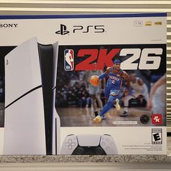 Brand New/Sealed PlayStation 5 Disk Slim - NBA2K26 Bundle