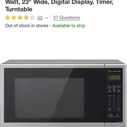 Panasonic 1.3 cu ft microwave inverter oven