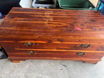 Cedar Wood Chest with Brass Hardware