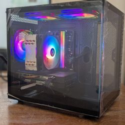 AMD Ryzen 5 4500 + Nvidia GTX 1660 Ti Low End RGB Gaming PC Desktop Computer 