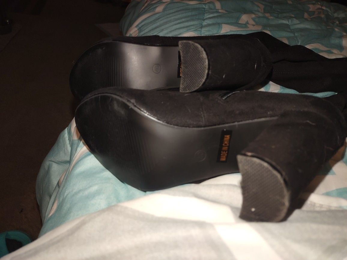 Never Worn Thigh High Boots.