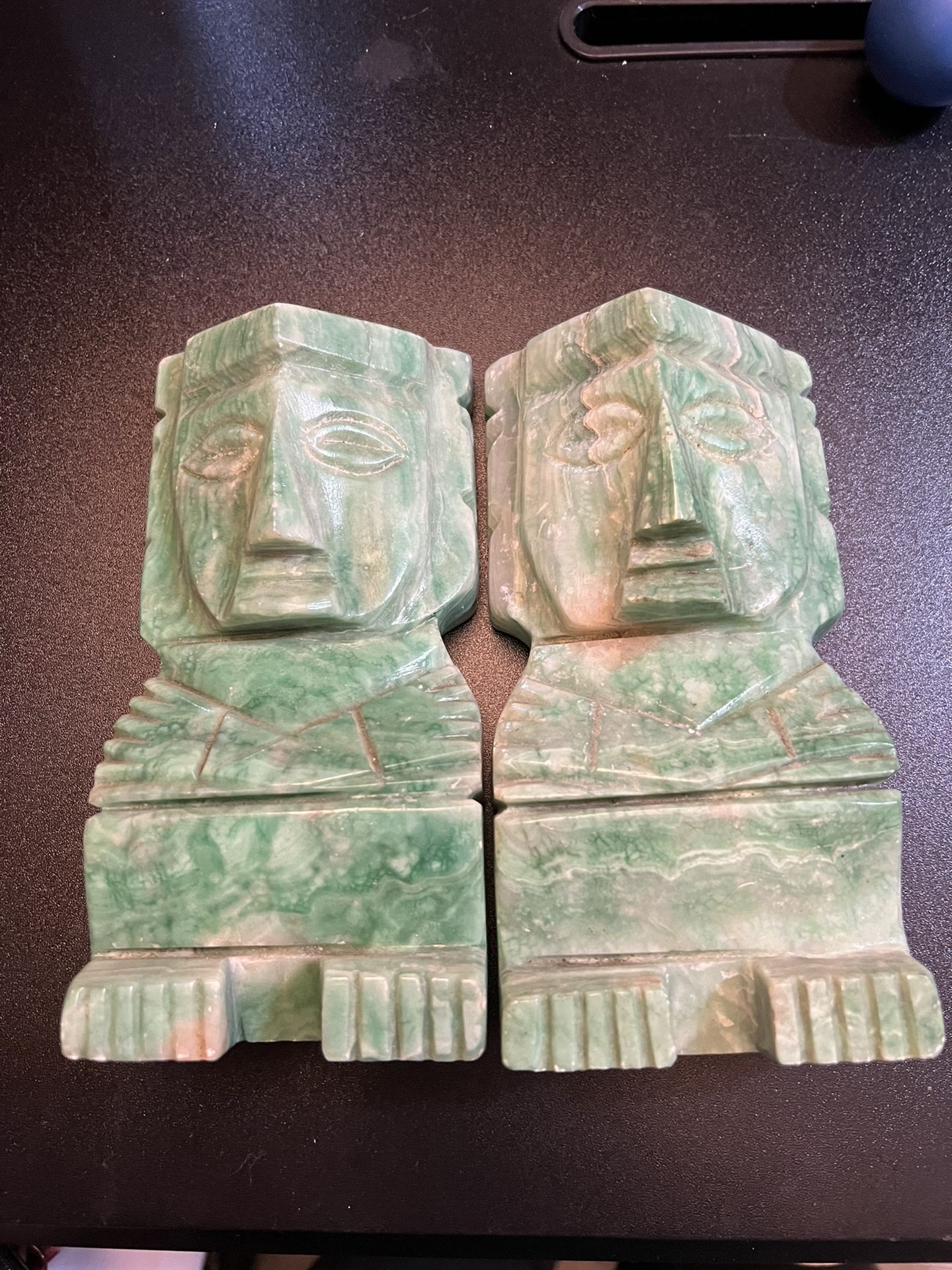 Mexican Jade Green Stone Mescala Style Tiki God 1960 Hand Carved & Polished | Color: Green | Size: Os | Larysakobzey's Closet Visit Pos