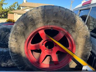 Ridge Grappler by Nitto is a new age all-terrain tire with a hybrid, rock/mud design.