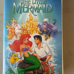Walt Disney The Little Mermaid VHS Black Diamond The Classics Banned Art Cover.