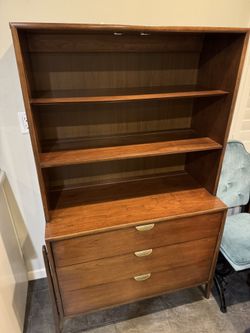 Rare MCM Hutch Display Cabinet