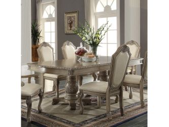 Chateau de Ville Antique White Dining Table