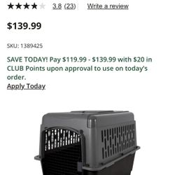 26” Large Plastic Dog Crate