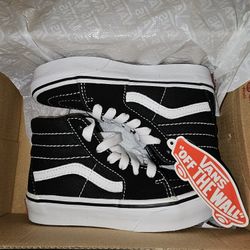 Vans Sk8 Hi Kids 10.5c BRAND NEW Black