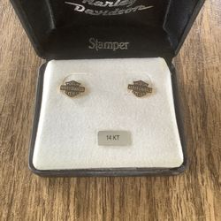Harley Davidson Earrings 