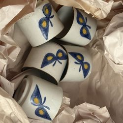 Tea Saki Cups Japan Set Of 5