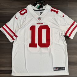 Nike Jimmy Garoppolo #10 San Francisco 49ers NFL Vapor Elite Away Jersey XL  100% authentic. Brand new with tags. MSRP $150  The Nike Jimmy Garoppolo 