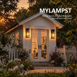 Motion Sensor Outdoor Wall Lights