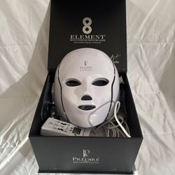 8 Element LED Multi-Purpose Skincare Mask, Color Light LED New In Box