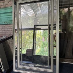 Loren jewelry storage mirror with lights inside obo