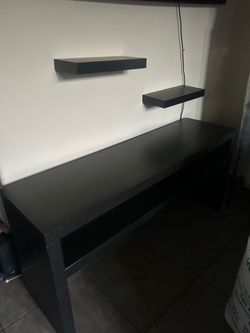Black entertainment center