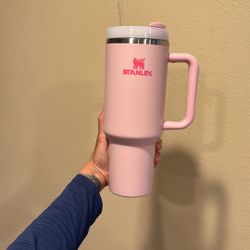 Light Pink 40oz Stanley Cup Thirst Quencher