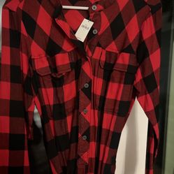 Women’s plaid Christmas Dress Gap Size Large