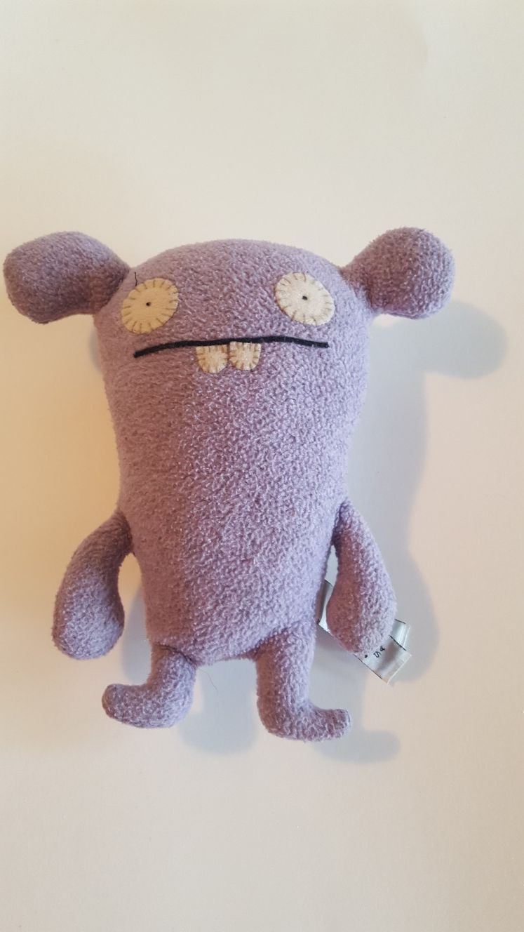 Classic Ugly Doll Chuckanucka 8" - Lavender Fleece